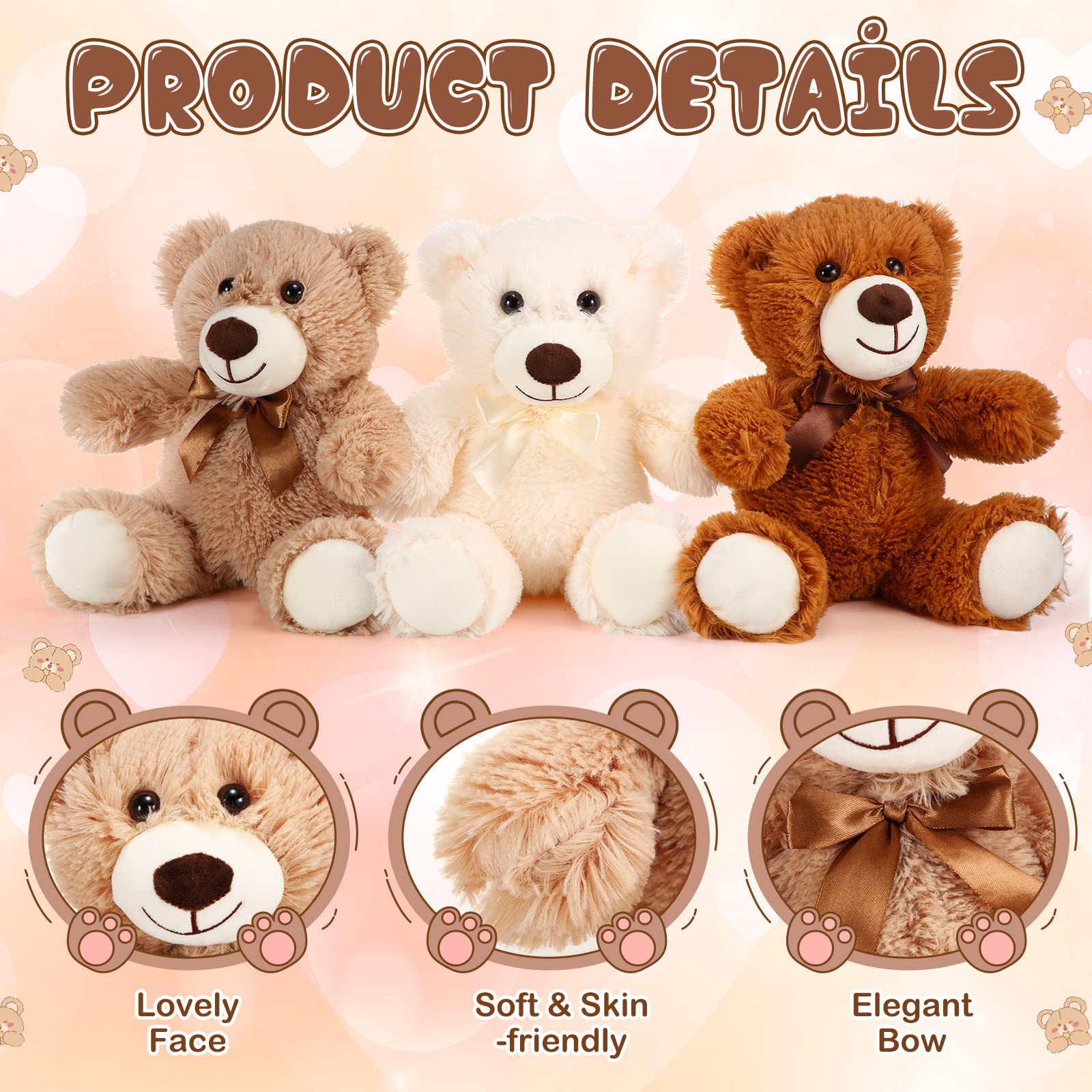 HyDren bear decor on bed or sofa to add whimsy
