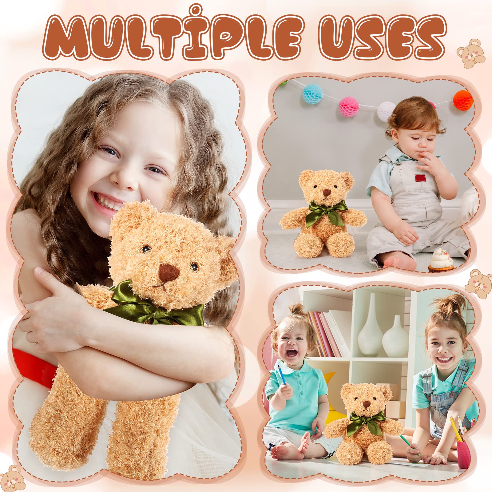 HyDren bears for bed or sofa decor and easy styling.