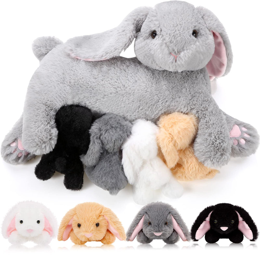 HyDren bunny 15-inch mother plush offers comforting companionship for kids.