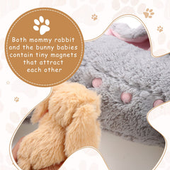 HyDren bunny soft fur close-up highlights cozy, huggable texture.