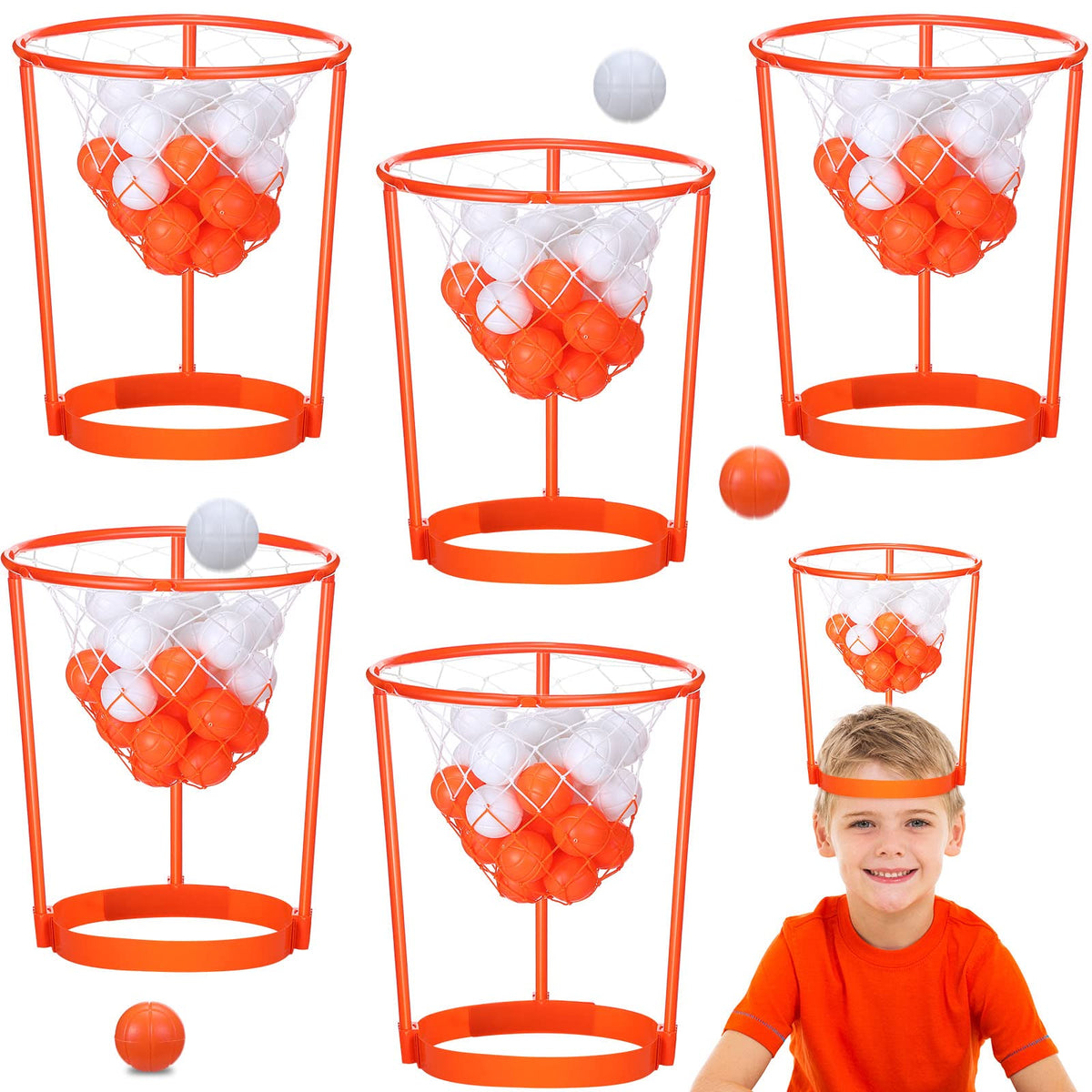HyDren head hoop basketball game set ready for party fun and quick setup.