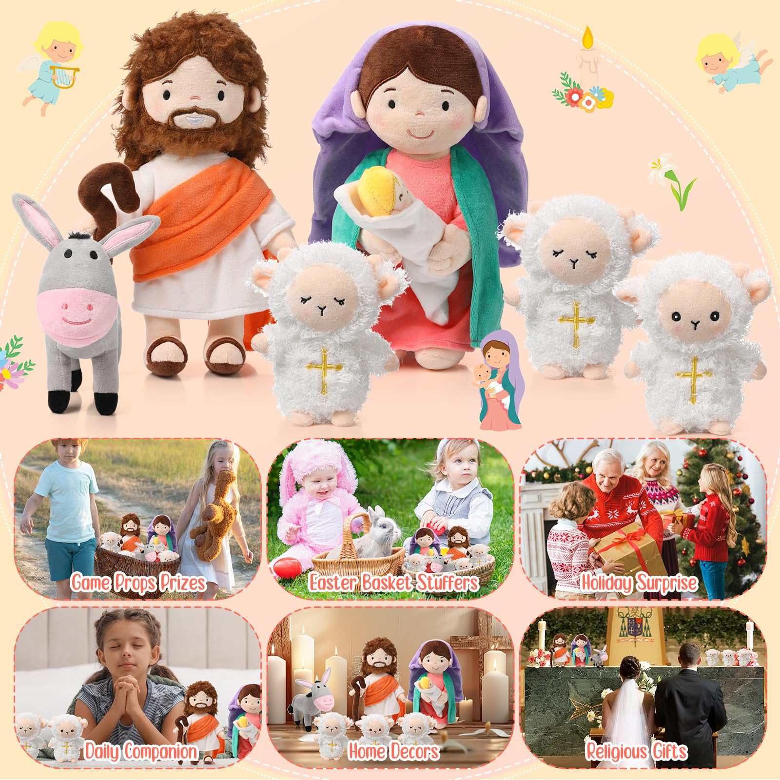 HyDren plush nativity soft material provides cozy hugs during nap time