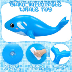 HyDren realistic sea whale design enhances beach or pool play.