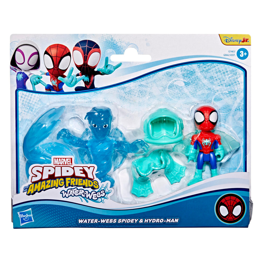 Hydro-Man water-shield base figure for spinning action and aquatic adventures.