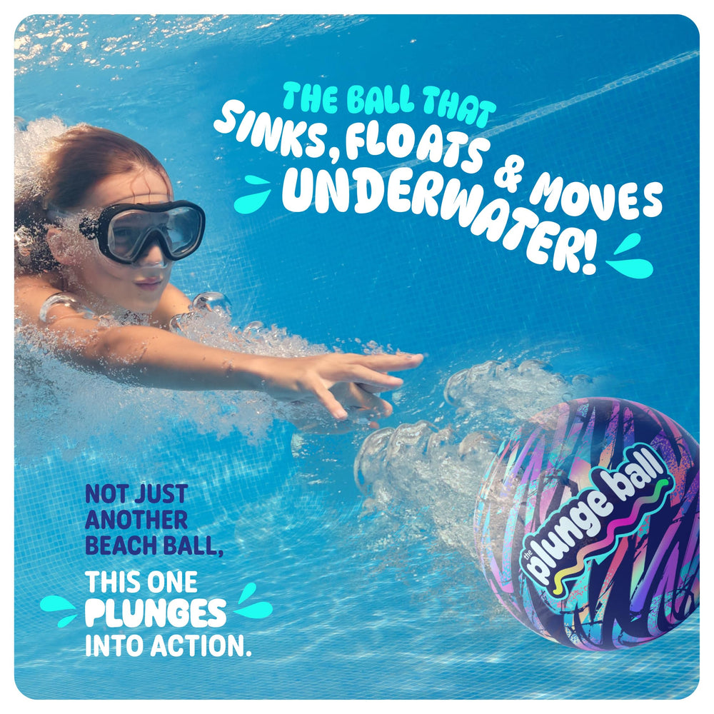 HydroSport Plunge Ball sinks, hovers, and floats for varied play