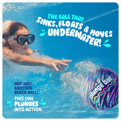 HydroSport Plunge Ball sinks, hovers, and floats for varied play