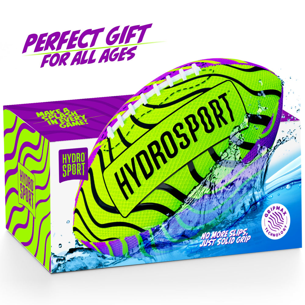 HydroSport Water Football includes pump-not-included notice to plan your own pump.