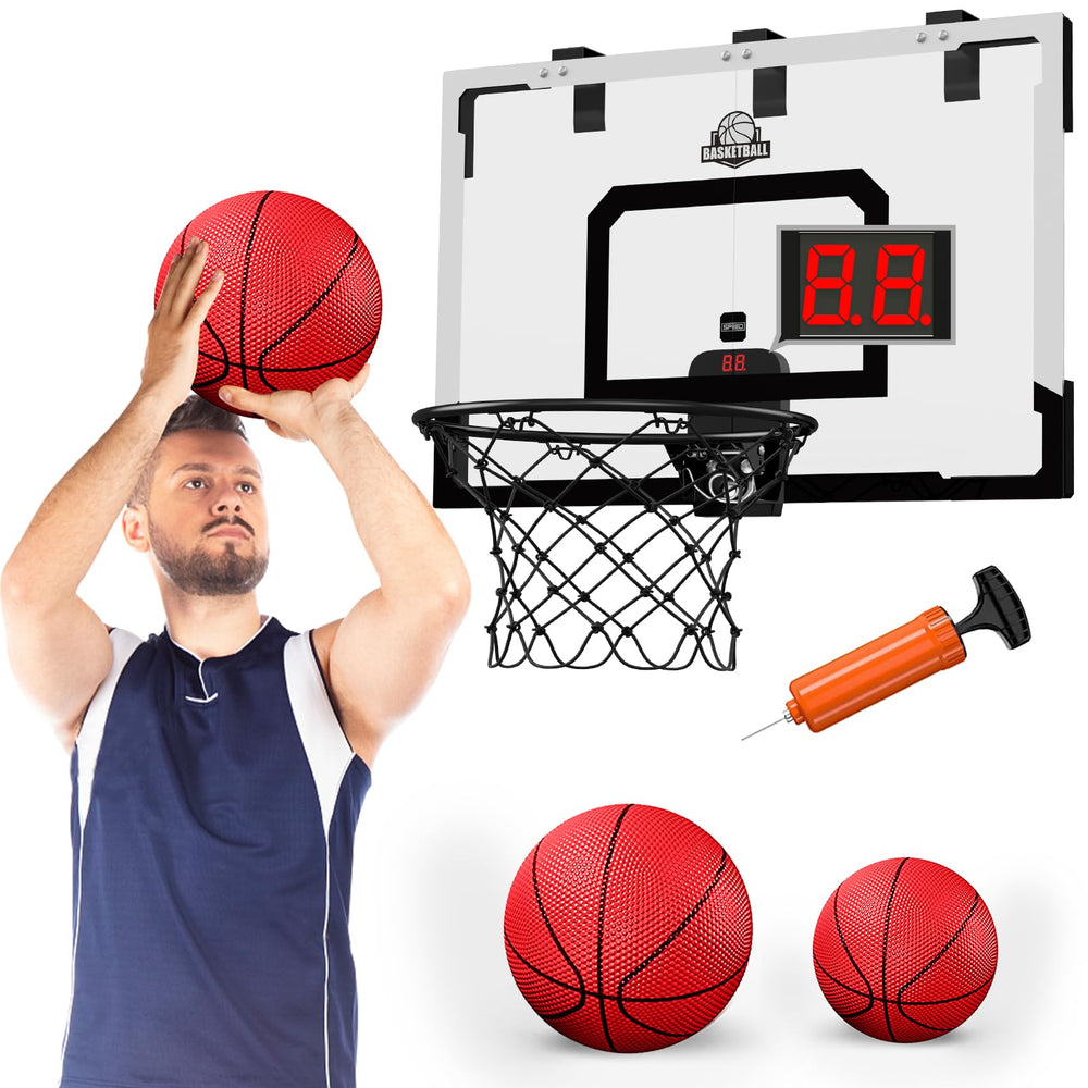 HYES 24x16 large backboard set for durable indoor play and confident shots
