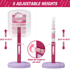 HYES sturdy base with weights ensures stable play sessions