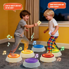 HYES stackable stones store neatly for quick indoor-outdoor use.