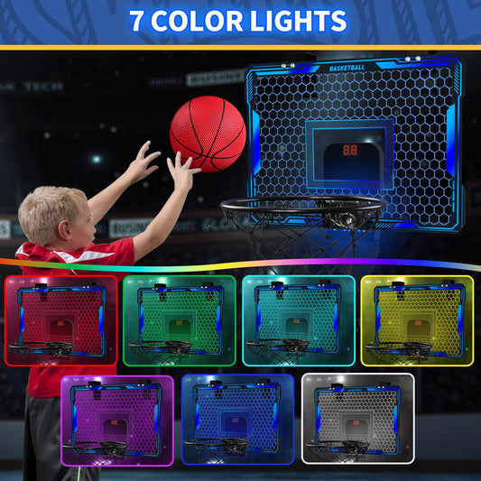 HYES 7-color LED lights brighten dunks and celebrations