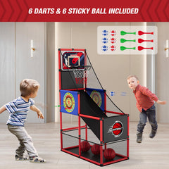 HYES adjustable-height hoop adapts from 44 to 55 inches