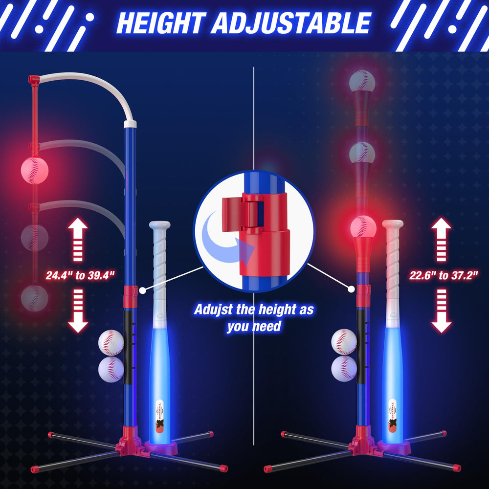 HYES adjustable stand-tee height grows with your child.