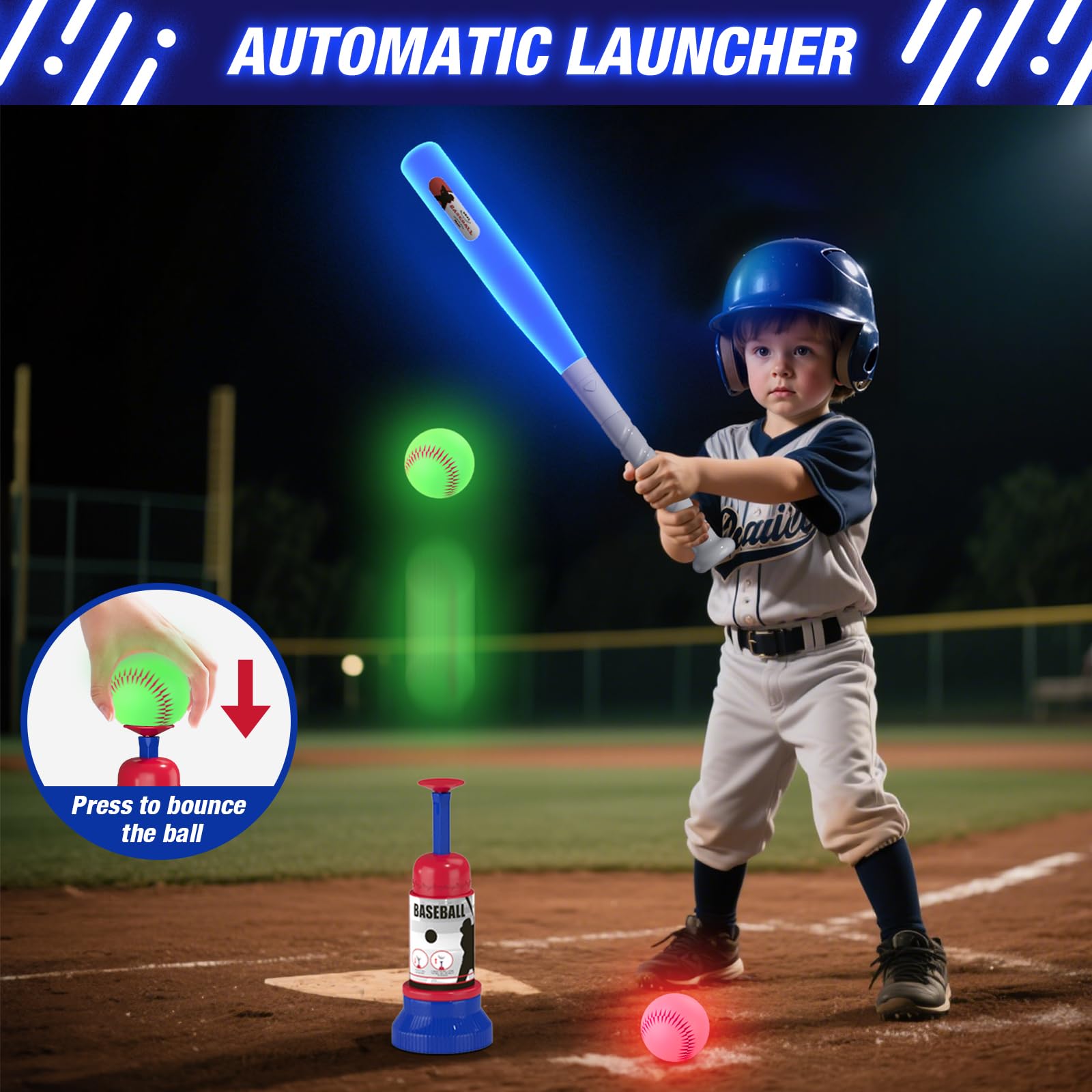 HYES baseball launcher in action for fast, engaging play.
