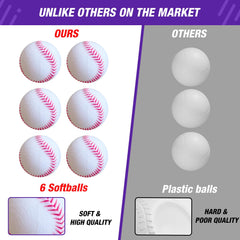HYES baseball set fixed-stand tee for precise hitting drills.