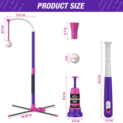 HYES baseball set indoor-outdoor use for versatile play.