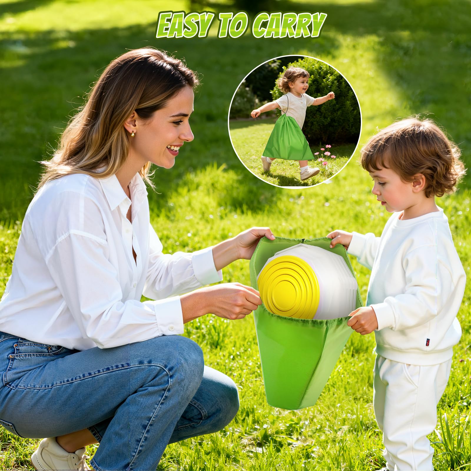 HYES rainbow stones invite kids to move, jump, and explore.