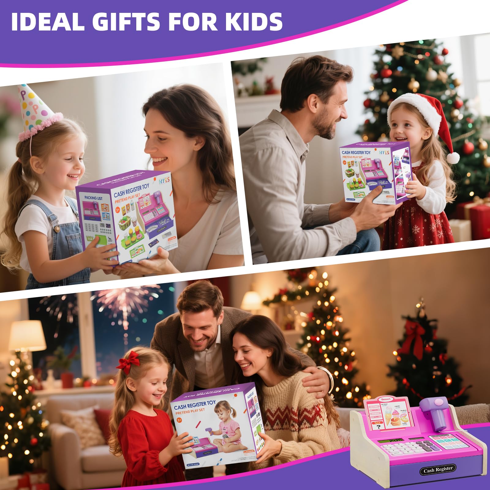 HYES deluxe set supports counting and basic math through engaging checkouts