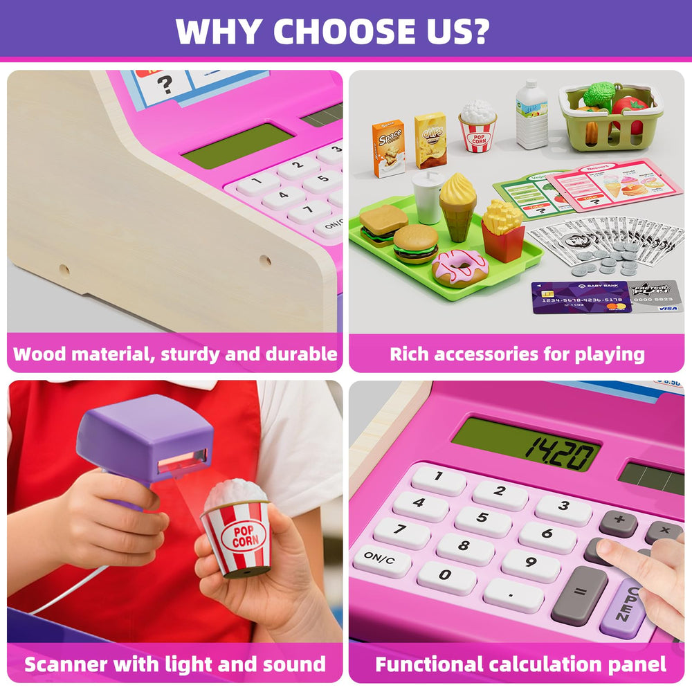 HYES accessories help kids simulate real transactions and keep play organized