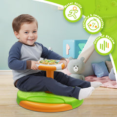 HYES non-slip base keeps spins stable on floors.