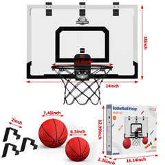 HYES over-the-door hoop turns any room into a practice zone