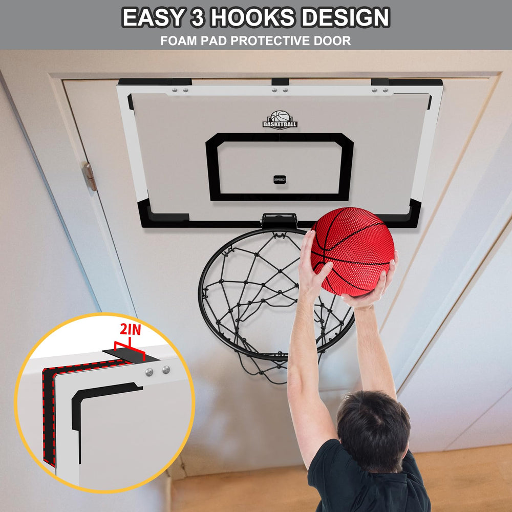 HYES foldable door hoop saves space when not in use.