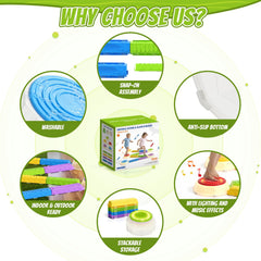 HYES game spinner invites cooperative, imaginative obstacle play