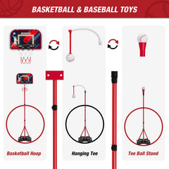 HYES indoor-outdoor sport toy set suits boys and girls ages 3-8.
