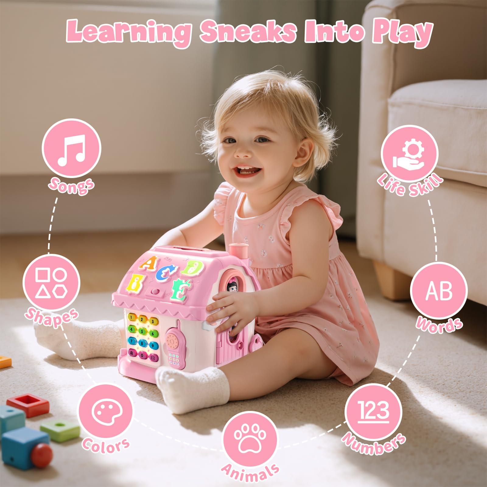 HYES interactive bed stories panel supports language-rich play on the go
