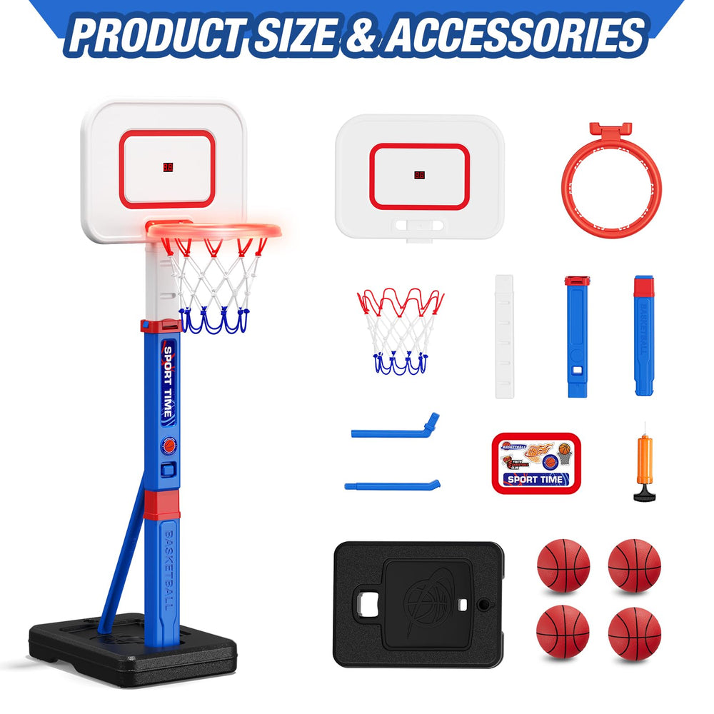 HYES kids enjoy a playful game with glowing rim visibility.