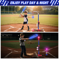 HYES softballs included for soft backyard games.