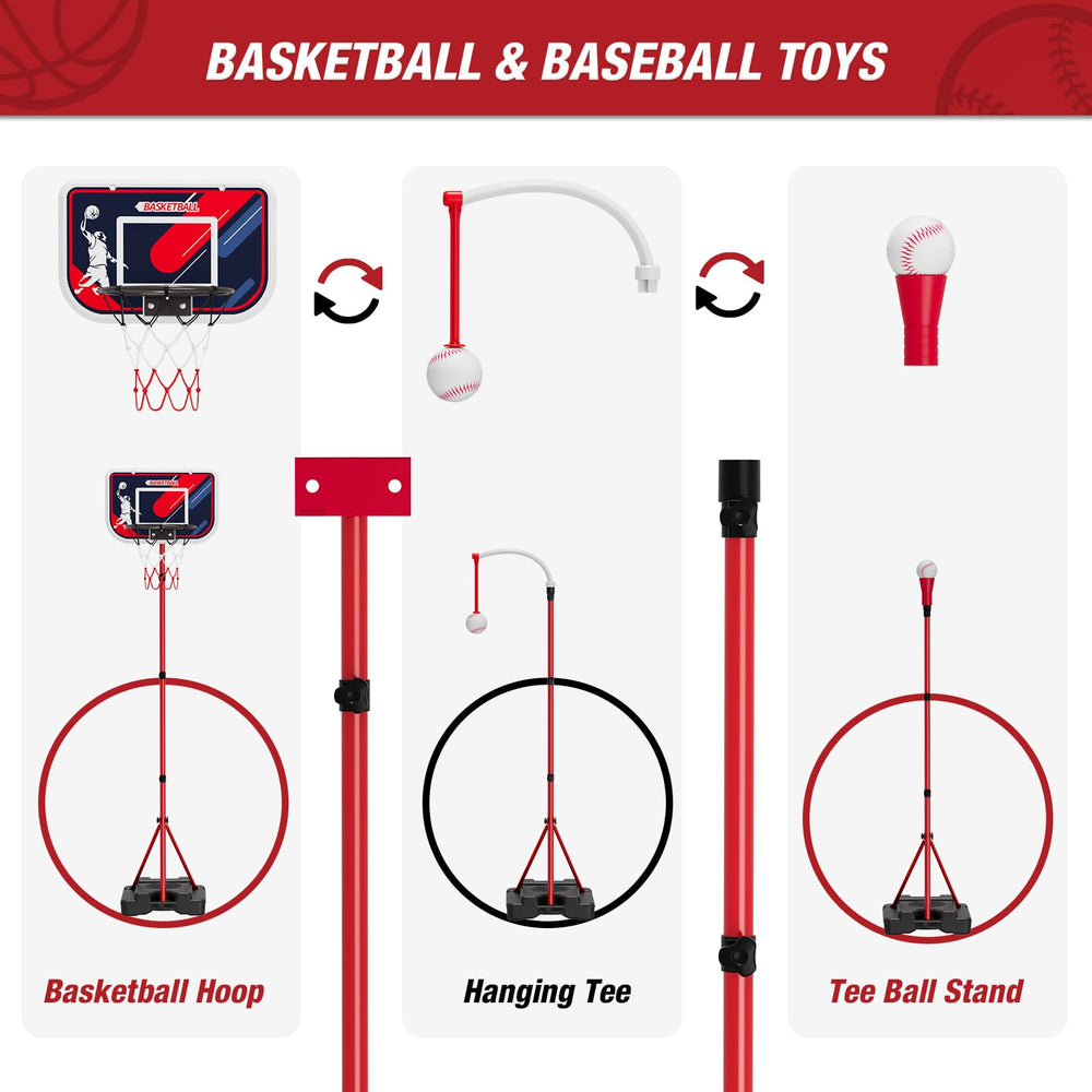 HYES stable triangular base enhances safety during active games