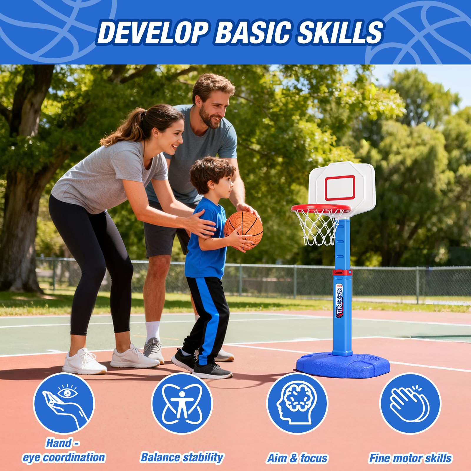 HYES Easy assembly requires no tools for immediate play.