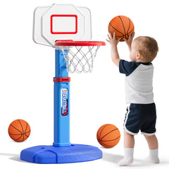 HYES Toddler Basketball Hoop main view for indoor play and family fun.