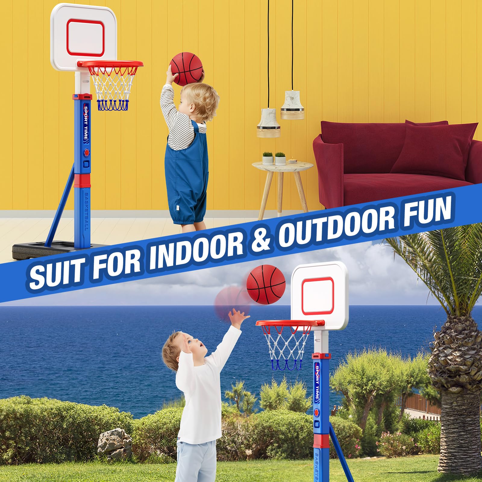 HYES tool-free assembly allows fast setup and immediate fun.