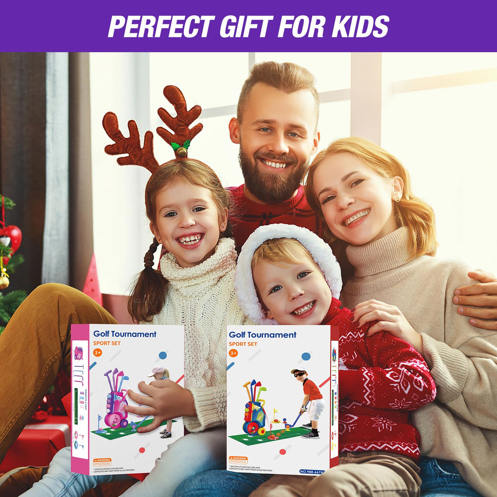 HYES BPA-free materials ensure kid-friendly golf toy safety.