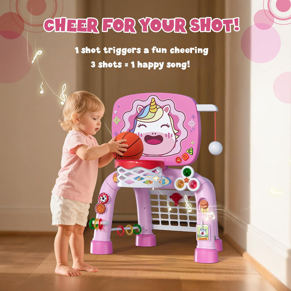 HYES unicorn rotatable tail offers dynamic interactive play.
