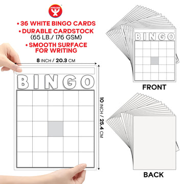 Hygloss disposable bingo cards pack designed for quick clean-up after games.