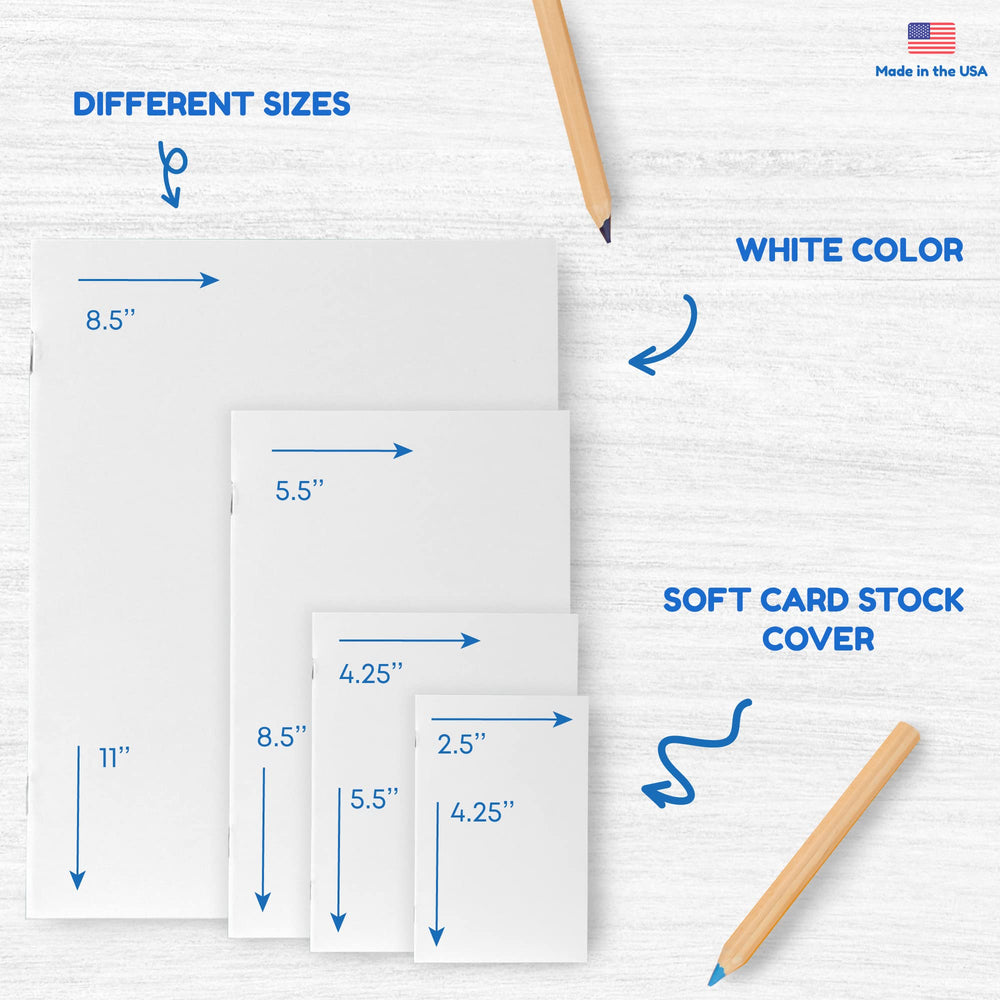Hygloss US-made blank books ideal for classrooms.