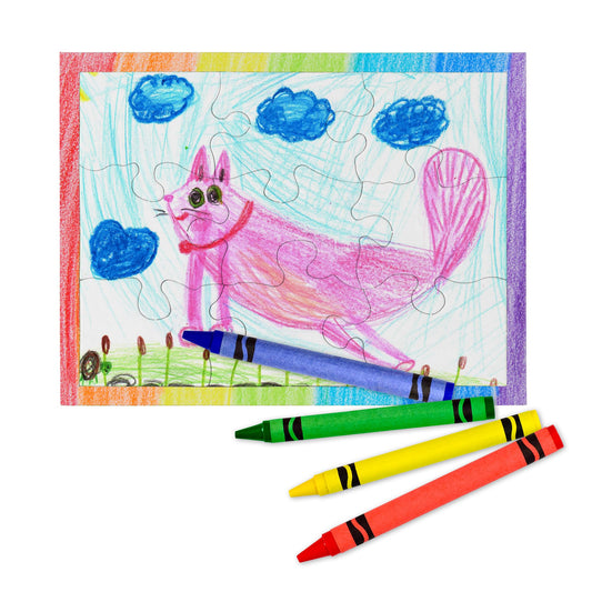 Hygloss blank puzzles for decorating with markers and paints