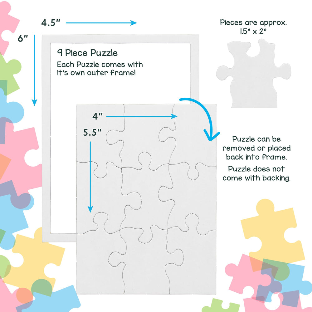 Hygloss jigsaw puzzles are ideal for arts and crafts