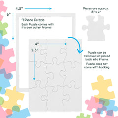 Hygloss jigsaw puzzles are ideal for arts and crafts