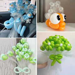 HYKJNBW balloon animals and flower shapes from twisting designs