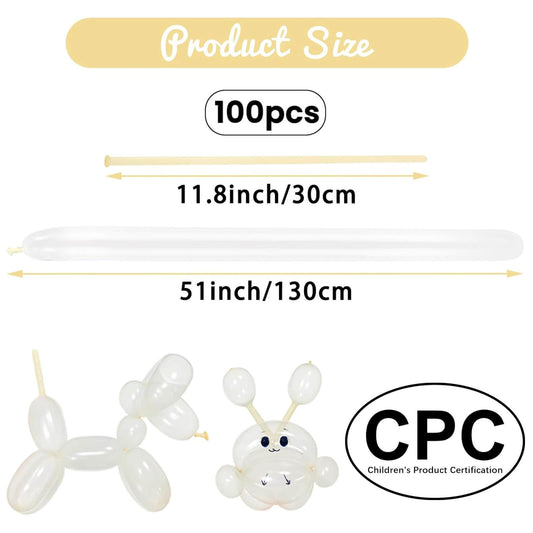 HYKJNBW long skinny balloons for twisting designs