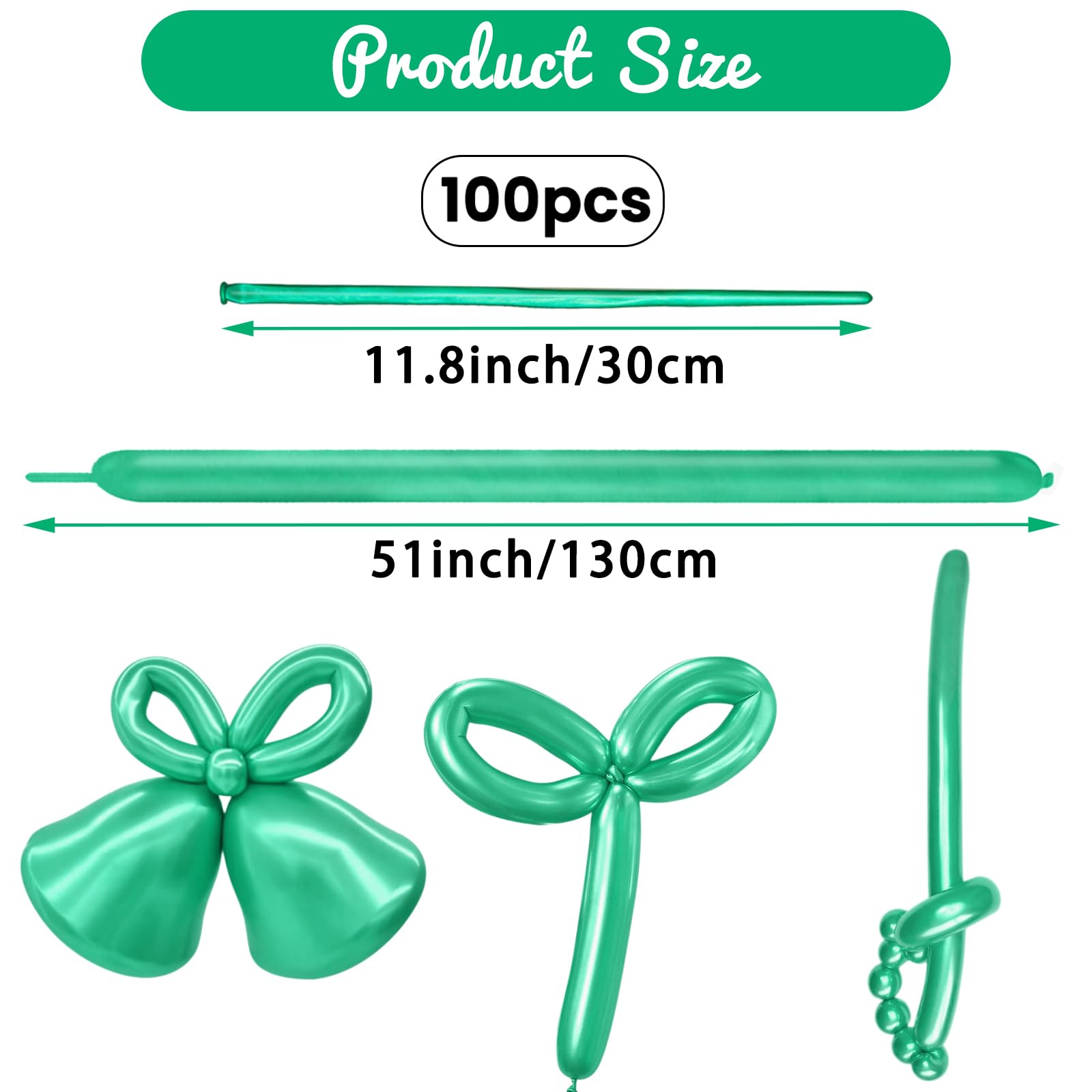 HYKJNBW long skinny twist balloons ideal for creative shapes and durable twisting.