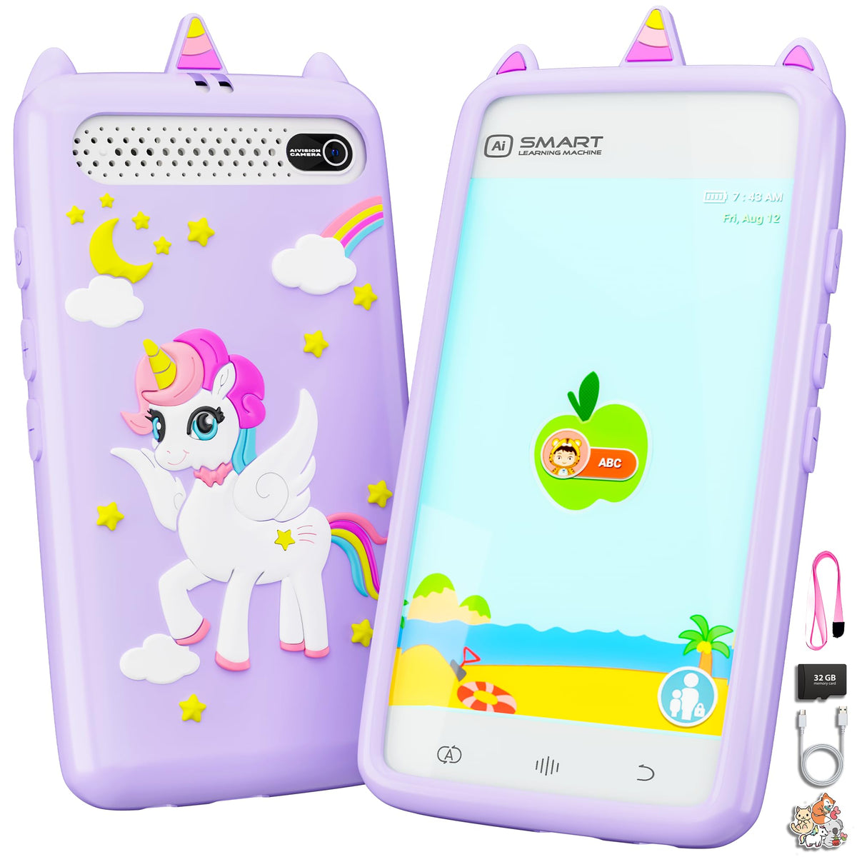Hylmpda Kids Smart Phone with 3.97-inch screen for bright visuals and kid-friendly navigation.