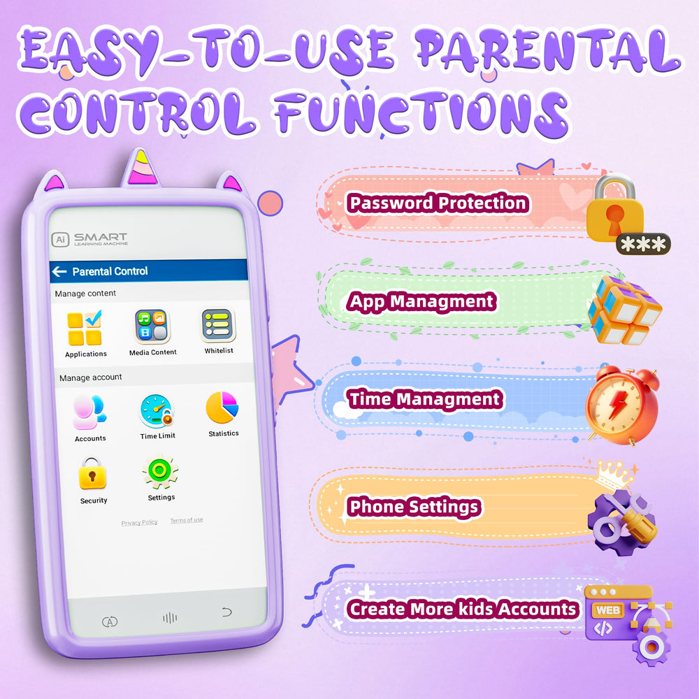 Hylmpda MP3 player lets kids enjoy music during learning sessions.
