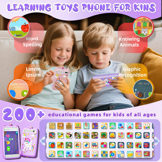 Hylmpda Kids Smart Phone rear camera for capturing daily adventures.