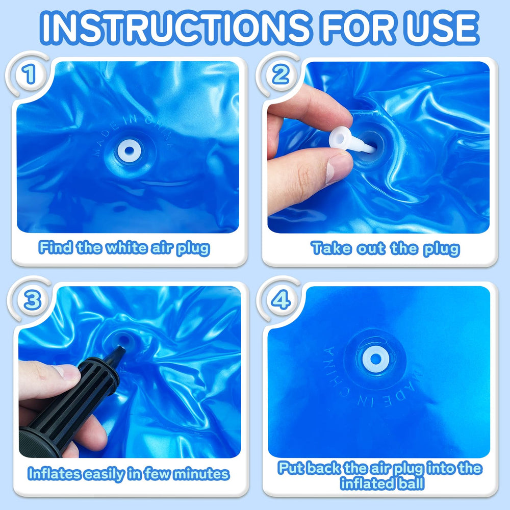 Hymaz air pump included for quick inflation and setup.