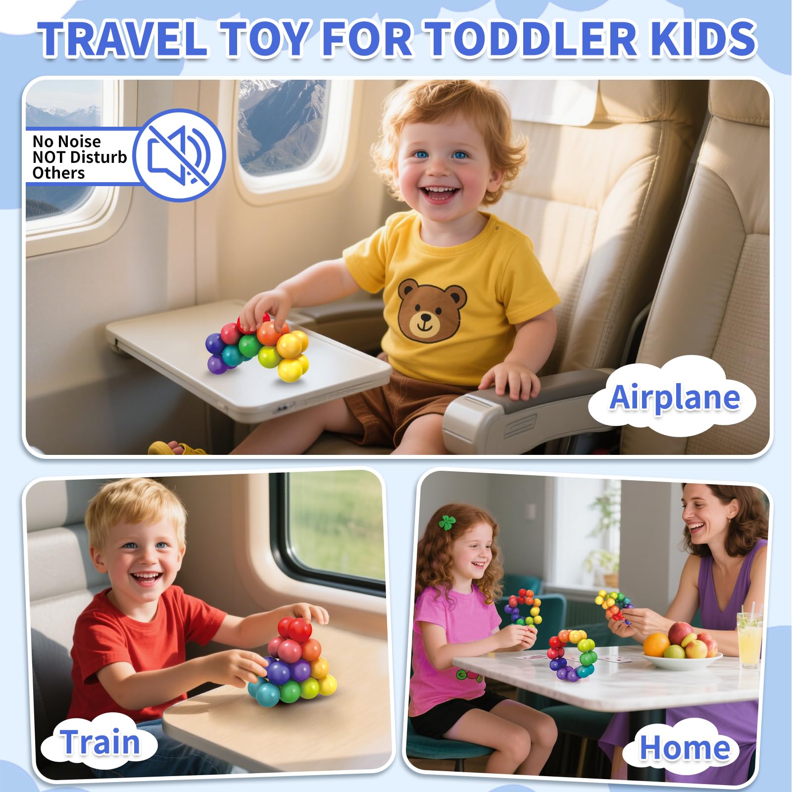 Hymaz twist-structure sensory toy sparks creativity and color recognition